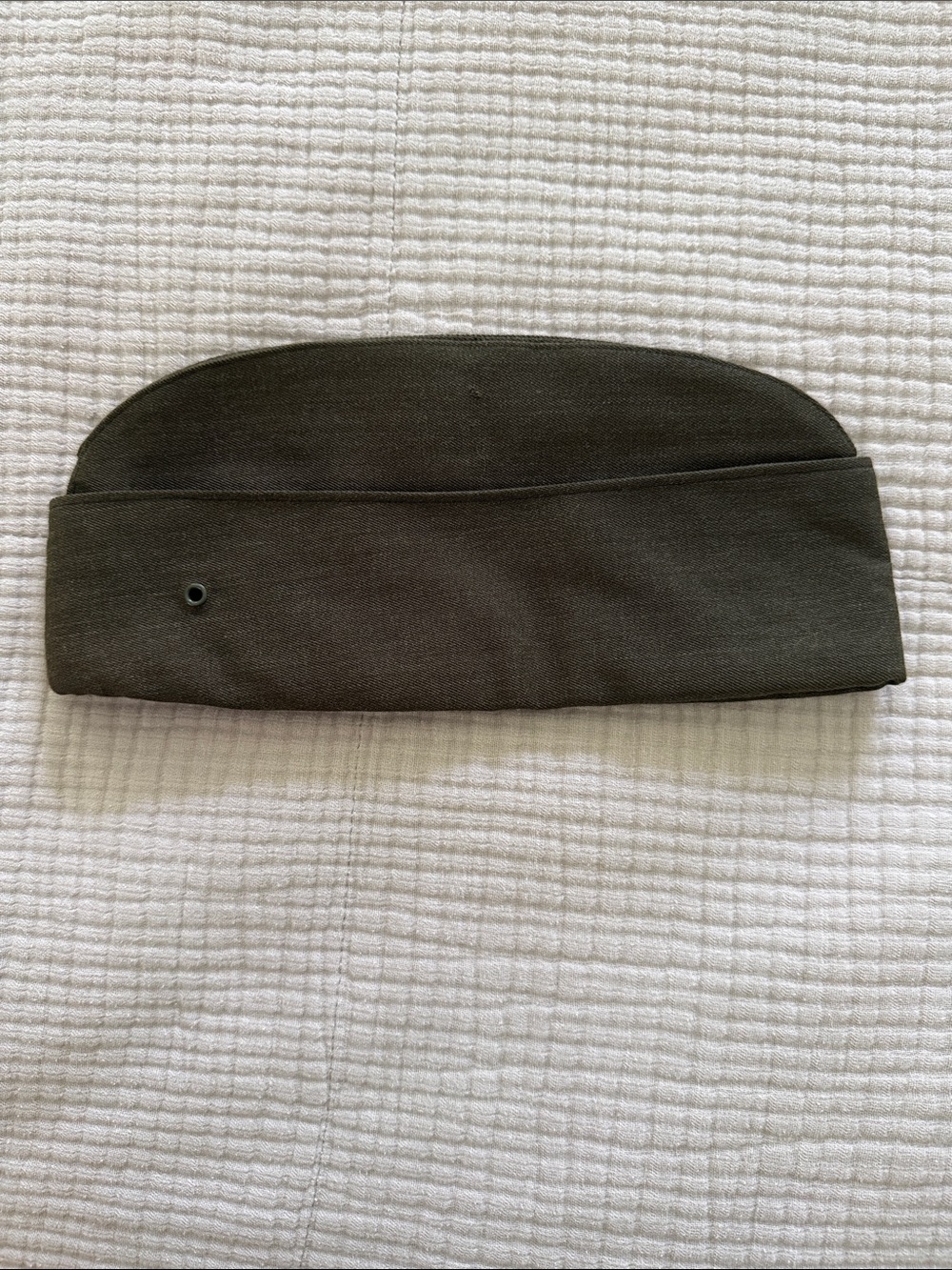 Vintage Olive Green Military USMC Garrison Cap